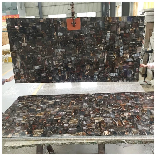 Black Petrified Wood Retro Slab Black Petrified Wood Retro Slab