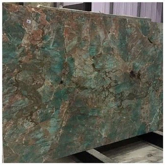Lempengan Kuarsit Hijau Amazonite
