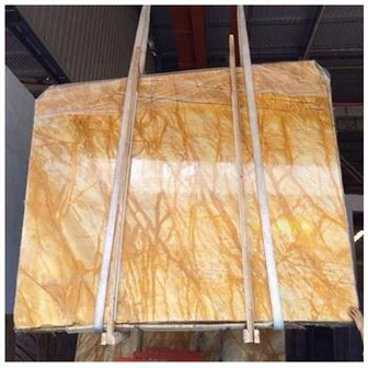 Lempengan Marmer Giallo Siena