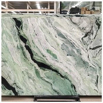 Lempengan Marmer Raggio Verde