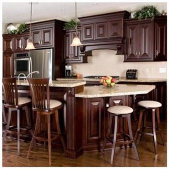Kabinet Dapur Kayu Solid Riser