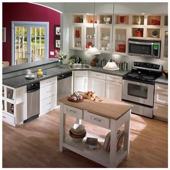 Kabinet Dasar Dapur Pengocok Putih