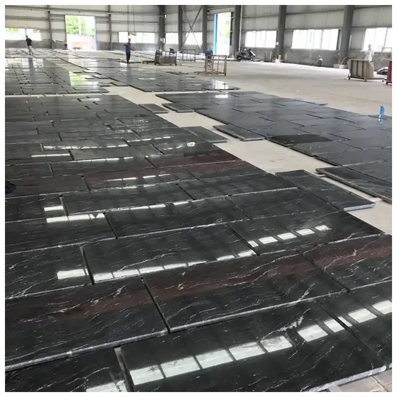 Virginia Jet Mist Granite Tiles