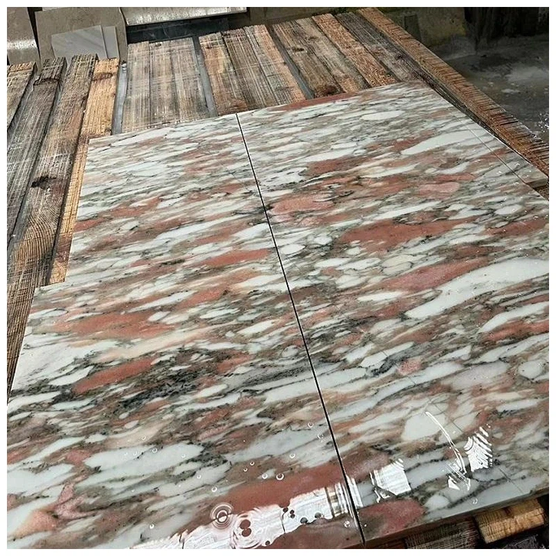 Norwegian Rose Pink Marble Polished Tile