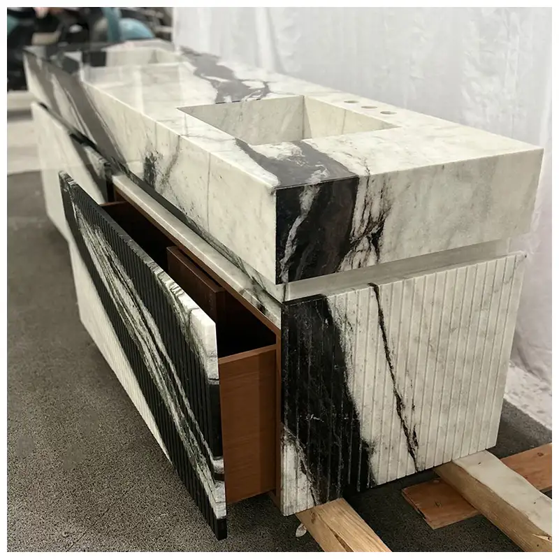Scandalous Quartzite Integrated Cabinet Vanity Tops