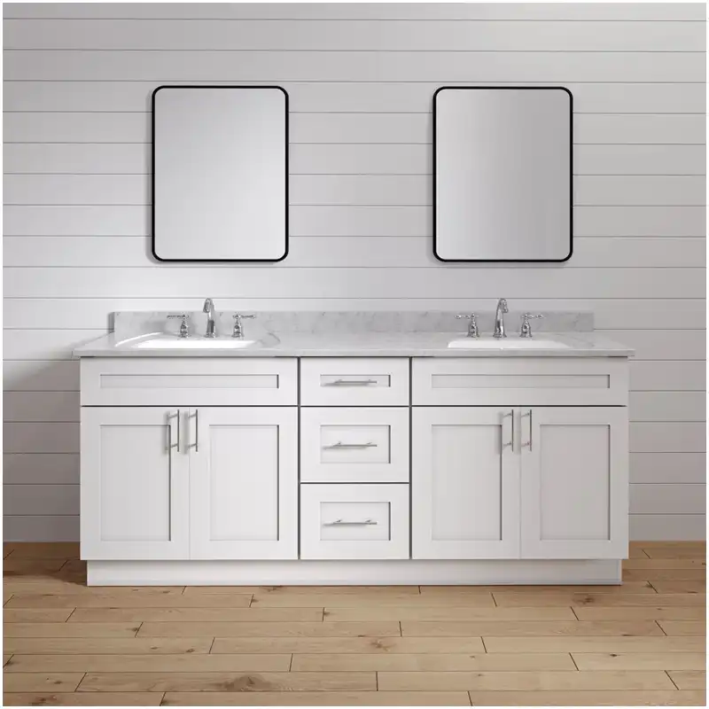 Panel Ujung Kesombongan Kamar Mandi: Menyesuaikan Sisi Dengan Kabinet Dan Bag...