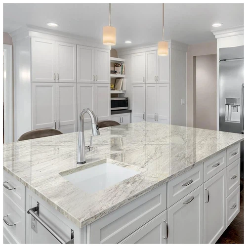 River White Granite Kitchen Countertops in Apartment-KA UNITED River White Granite Kitchen Countertops in Apartment-KA UNITED