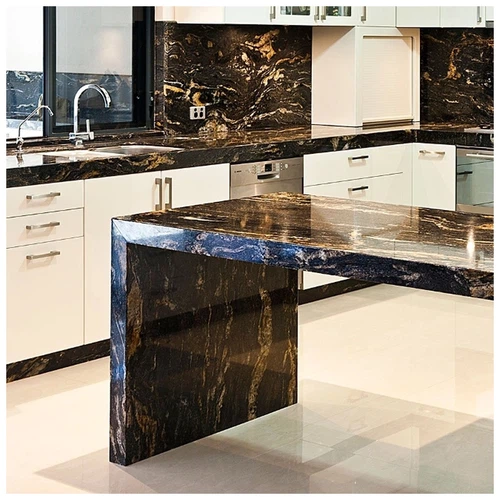 Titanium Gold Granite Kitchen Countertops For Villas-KA UNITED Titanium Gold Granite Kitchen Countertops For Villas-KA UNITED