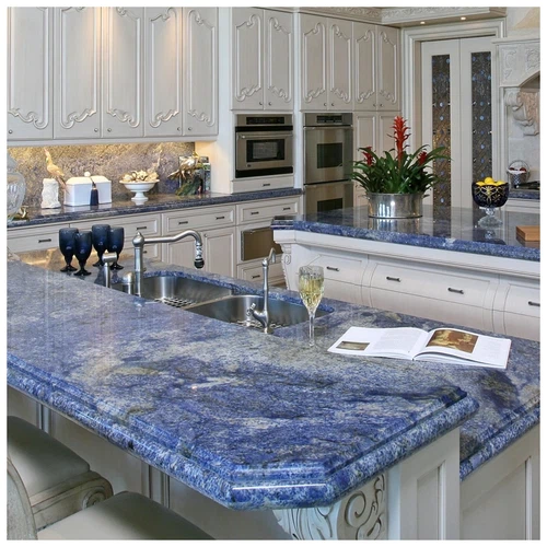 Azul Bahia Granite Countertops for Luxury Home-KA UNITED Azul Bahia Granite Countertops for Luxury Home-KA UNITED