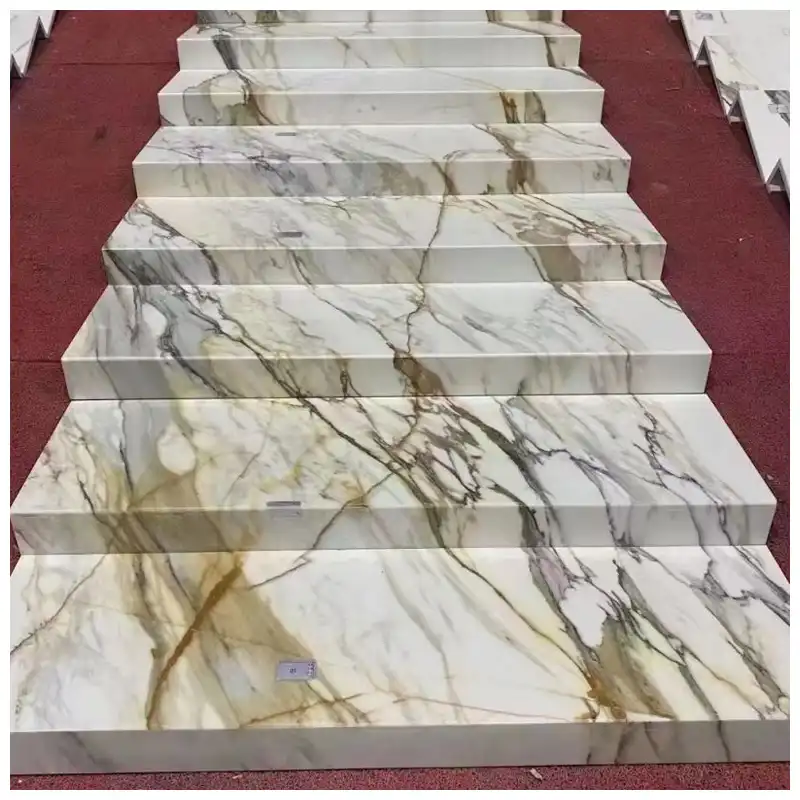 Calacatta Gold Marble Staircase Calacatta Gold Marble Staircase