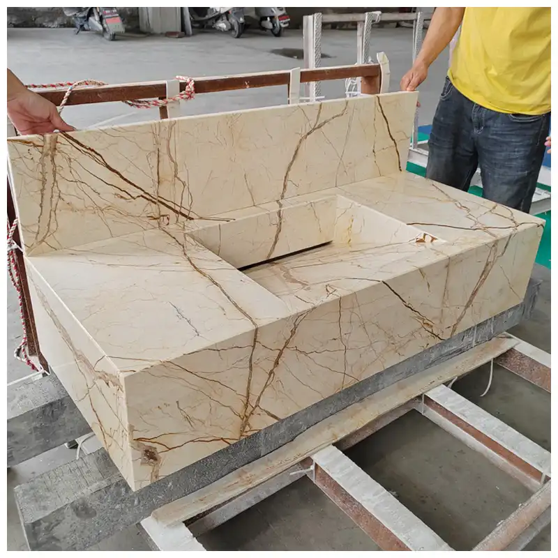 Sofitel Gold Marble Bathroom Integrated Sinks Sofitel Gold Marble Bathroom Integrated Sinks